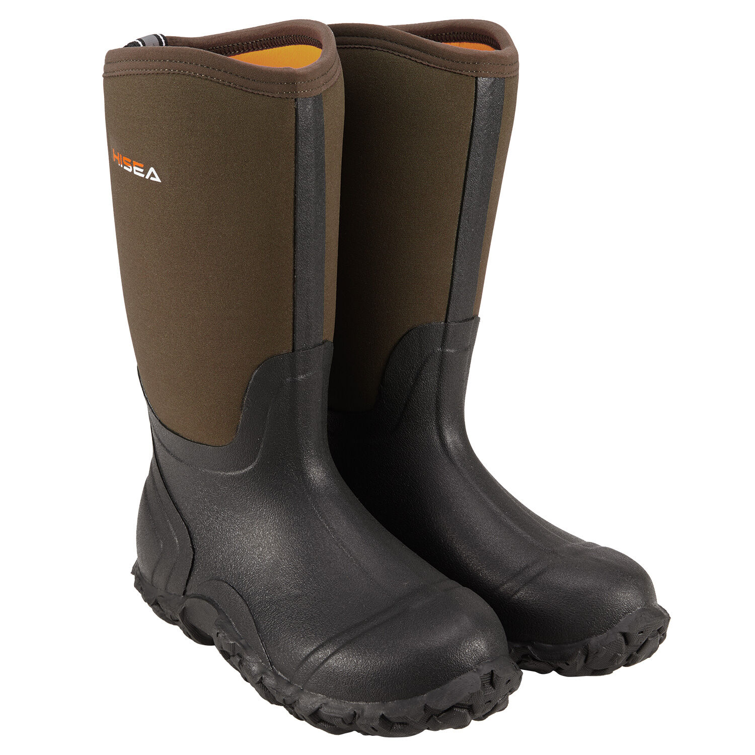 Brown Men's Mid-Calf Rain Boots for XSX11CP image 5